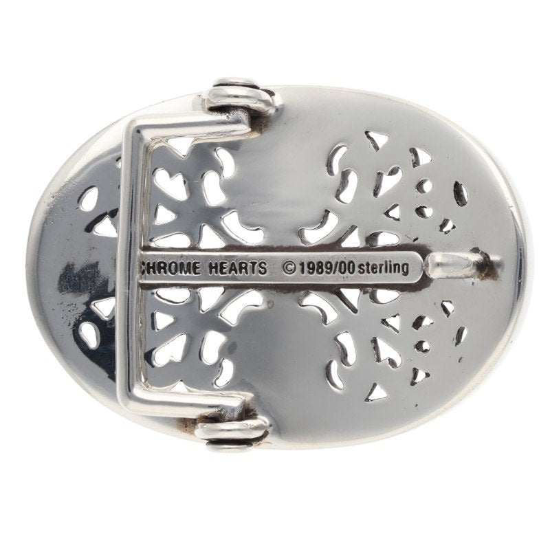 Chrome Hearts Classic Oval Cross Buckle Size ONE SIZE Silver