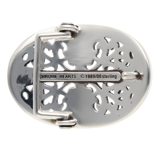 Chrome Hearts Classic Oval Cross Buckle Size ONE SIZE Silver