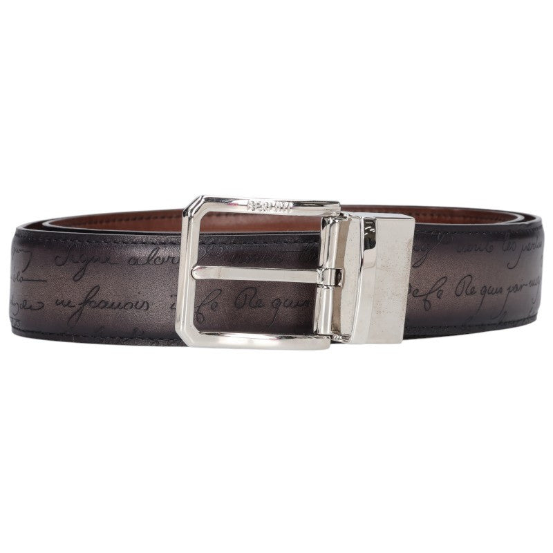 Berluti Black/Brown Reversible Belt Size ONE SIZE