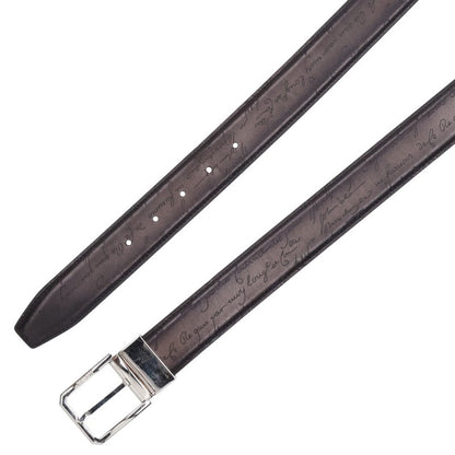 Berluti Black/Brown Reversible Belt Size ONE SIZE