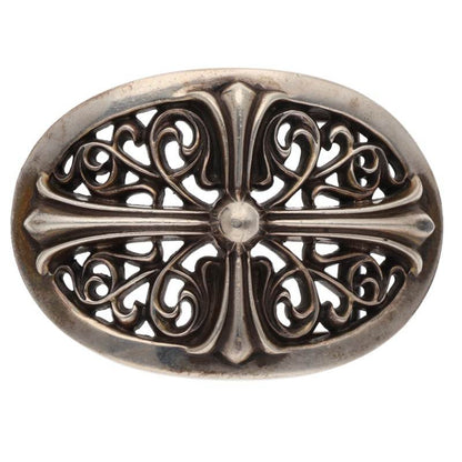 Chrome Hearts Classic Oval Cross Silver Buckle Size ONE SIZE