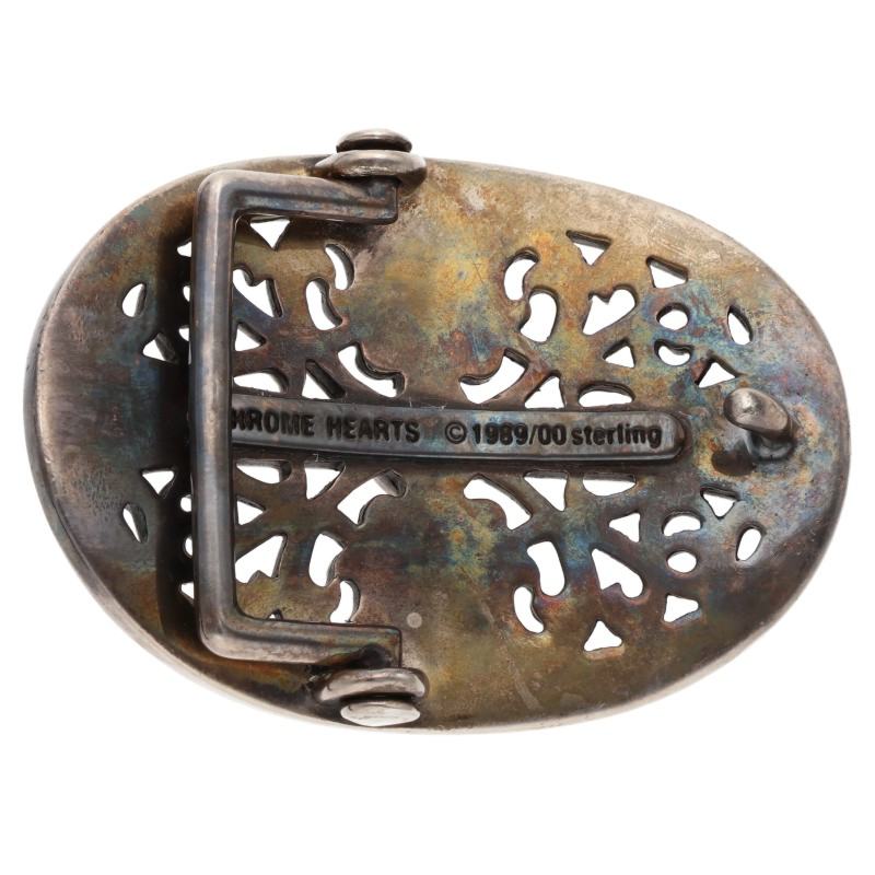 Chrome Hearts Classic Oval Cross Silver Buckle Size ONE SIZE