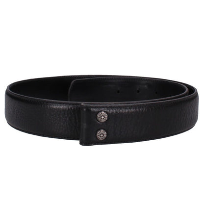 Chrome Hearts Scroll Label Rivets Leather Belt Size 34