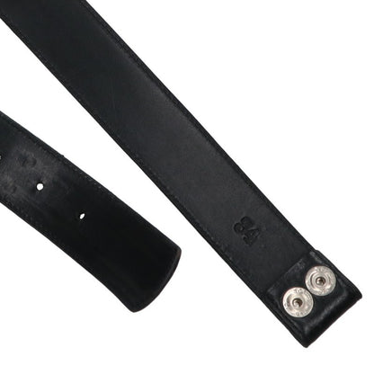 Chrome Hearts Scroll Label Rivets Leather Belt Size 34
