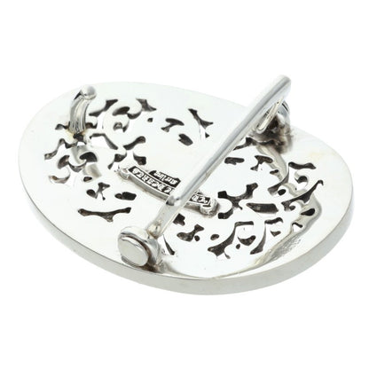 Chrome Hearts Classic Oval Star Silver Buckle