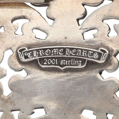 Chrome Hearts Classic Oval Star Sterling Silver Buckle