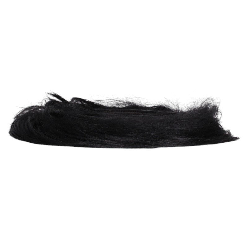 Rick Owens Goat Fur Tongue Belt Black/Silver Size UNI