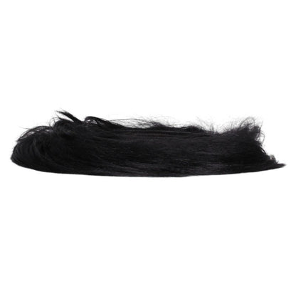 Rick Owens Goat Fur Tongue Belt Black/Silver Size UNI