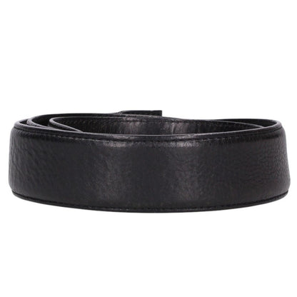Chrome Hearts Scroll Label Belt Black/Silver Size 32 Inch