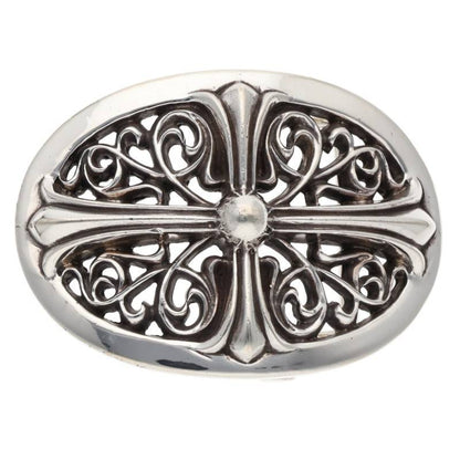 Chrome Hearts Classic Oval Cross Silver Buckle Size ONE SIZE