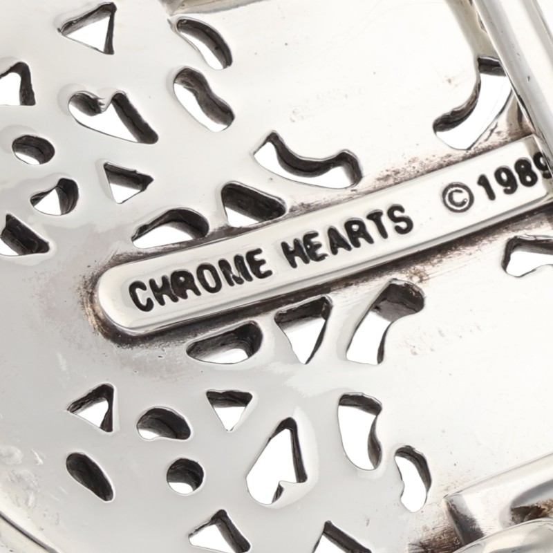 Chrome Hearts Classic Oval Cross Silver Buckle Size ONE SIZE