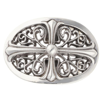 Chrome Hearts 1.5 Classic Oval Silver Buckle