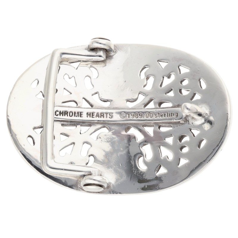 Chrome Hearts 1.5 Classic Oval Silver Buckle