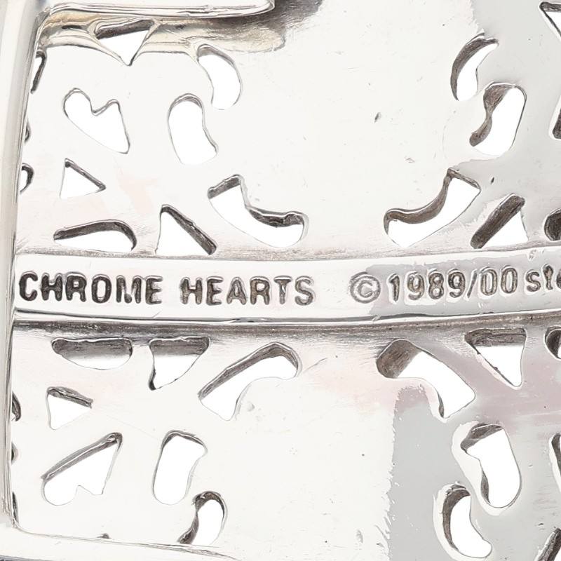Chrome Hearts 1.5 Classic Oval Silver Buckle