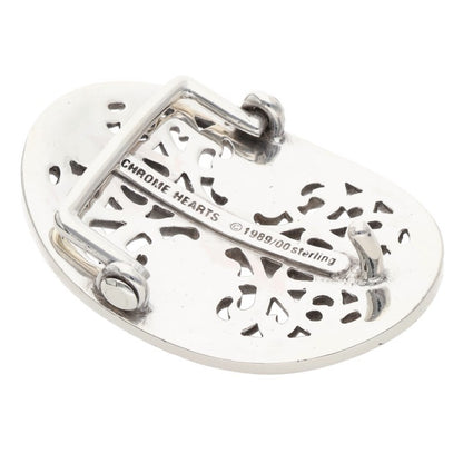 Chrome Hearts 1.5 Classic Oval Silver Buckle