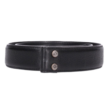 Chrome Hearts 1.5 STRAP Scroll Label Belt Black Size 34