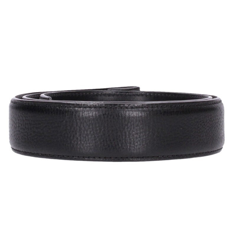 Chrome Hearts 1.5 STRAP Scroll Label Belt Black Size 34