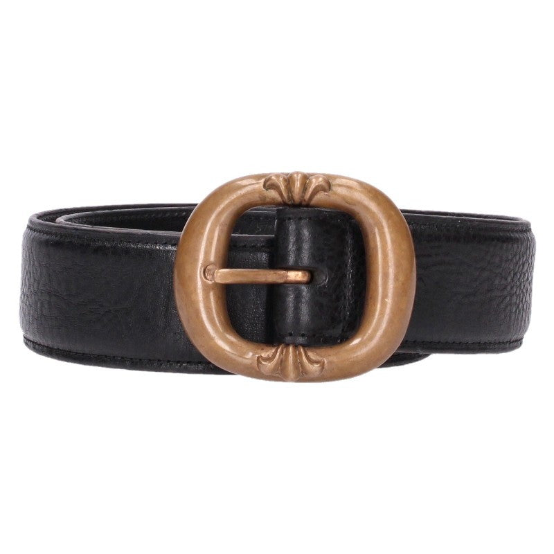 Chrome Hearts Gunslinger Bronze Leather Belt Size 34