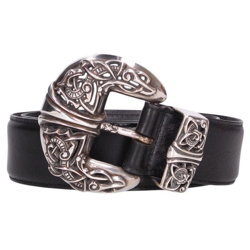 Chrome Hearts BLT CLT TALON3PC Celtic Belt Black Size 32