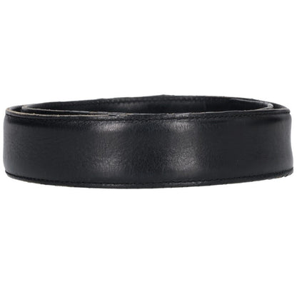 Chrome Hearts Black/Silver 1.5in Scroll Rivets Belt Size 30