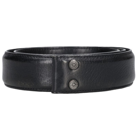 Chrome Hearts 1.5" Scroll Label Belt Black/Silver Size 32
