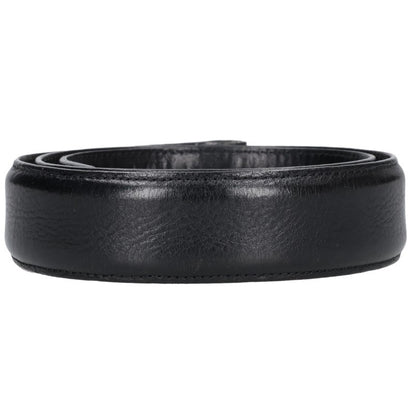 Chrome Hearts 1.5" Scroll Label Belt Black/Silver Size 32