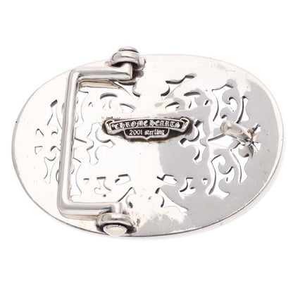 Chrome Hearts BUCKL OVAL STAR1.5 Classic Oval Silver Buckle