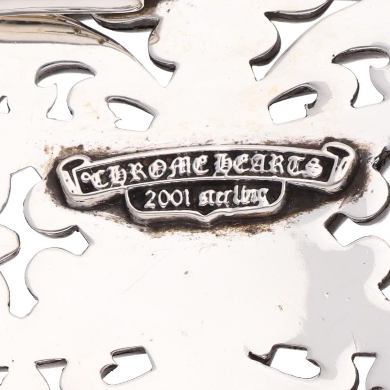 Chrome Hearts BUCKL OVAL STAR1.5 Classic Oval Silver Buckle
