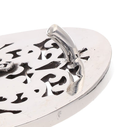 Chrome Hearts BUCKL OVAL STAR1.5 Classic Oval Silver Buckle