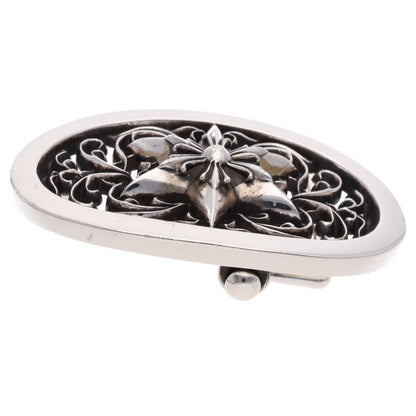 Chrome Hearts BUCKL OVAL STAR1.5 Classic Oval Silver Buckle
