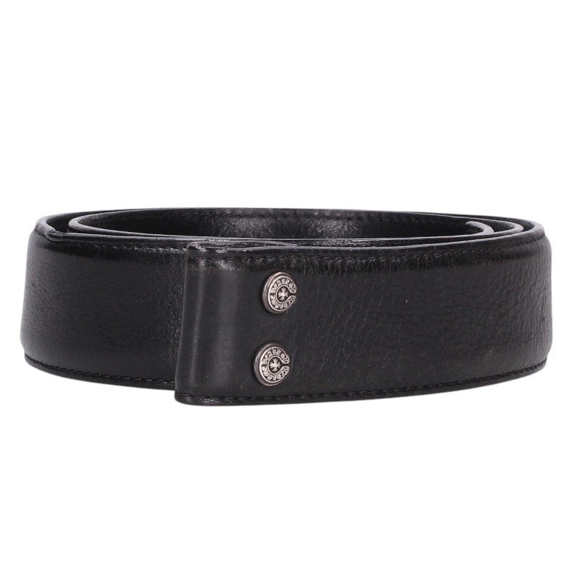 Chrome Hearts 1.5" Scroll Rivets Leather Belt Size 32