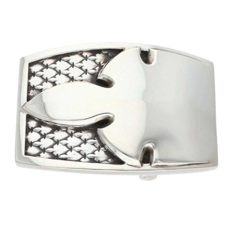 Chrome Hearts Silver Single Military Flare Knee Buckle