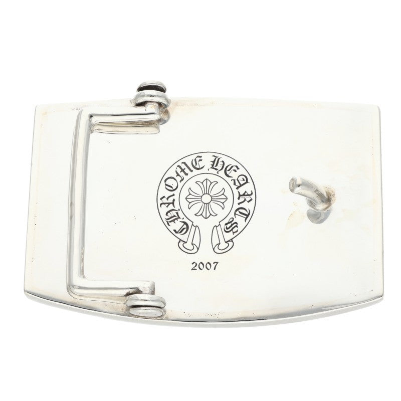 Chrome Hearts Silver Single Military Flare Knee Buckle