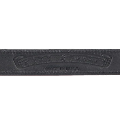 Chrome Hearts 1.0 STRAP Scroll Label Leather Belt Size 34
