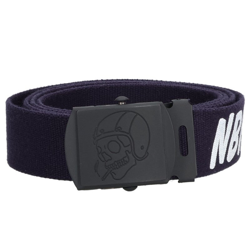 NEIGHBORHOOD x SAINT MICHAEL 25SS STHD GI Logo Print Belt Navy Size FREE