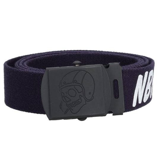 NEIGHBORHOOD x SAINT MICHAEL 25SS STHD GI Logo Print Belt Navy Size FREE