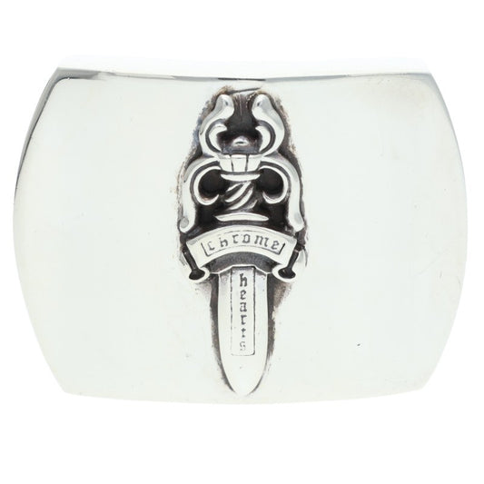 Chrome Hearts Military Raised Dagger Silver Buckle