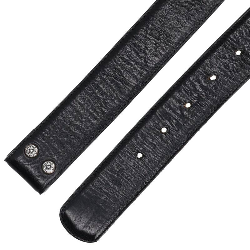 Chrome Hearts 1.5 STRAP Scroll Label Leather Belt Size 32