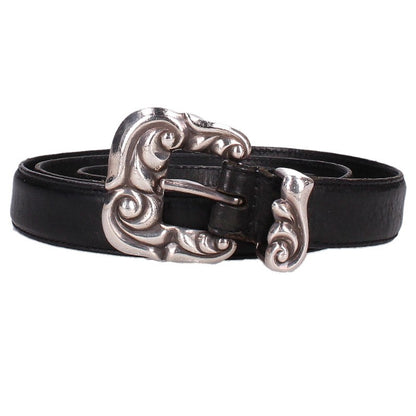 Chrome Hearts Floral 3PC Leather Belt Size 36