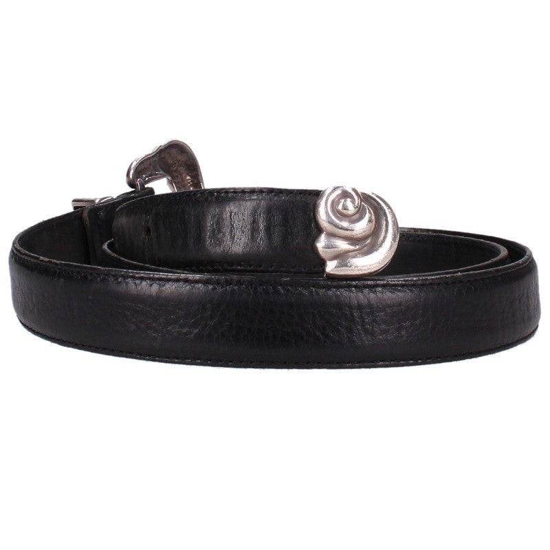 Chrome Hearts Floral 3PC Leather Belt Size 36