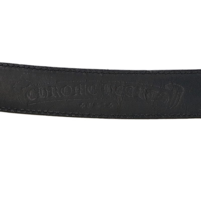 Chrome Hearts Floral 3PC Leather Belt Size 36
