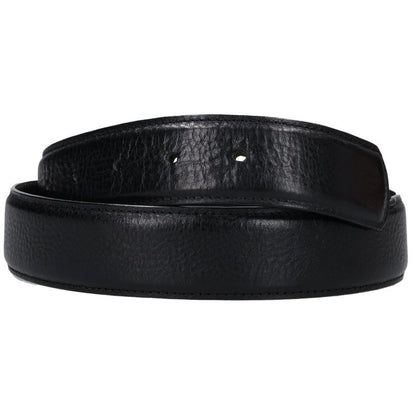 Chrome Hearts 1.5" Scroll Label Rivets Leather Belt Size 30