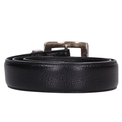 Chrome Hearts BLT 3PC OTJ Leather Belt Black Silver Size 36