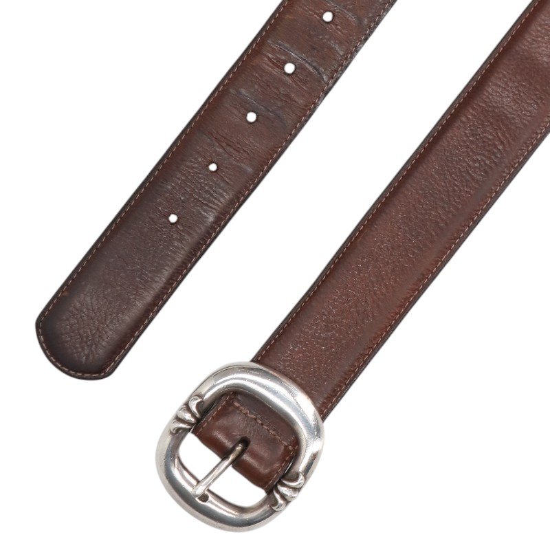 Chrome Hearts Gunslinger Leather Belt Size 34