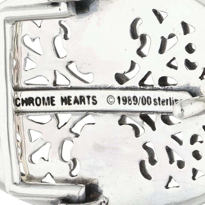 Chrome Hearts Silver Classic Oval Cross Buckle