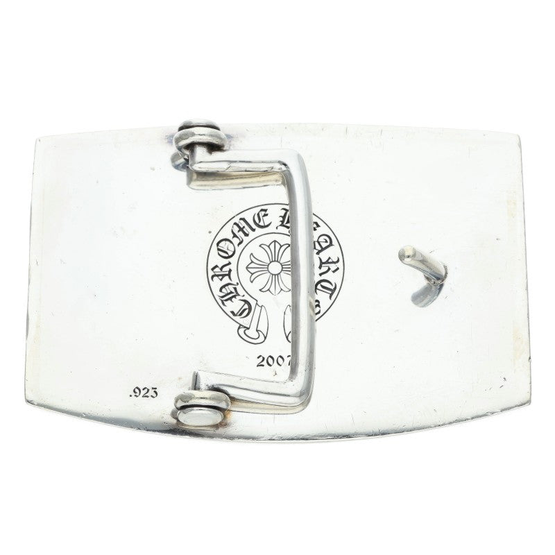Chrome Hearts Single Military Fleur Knee Silver Buckle