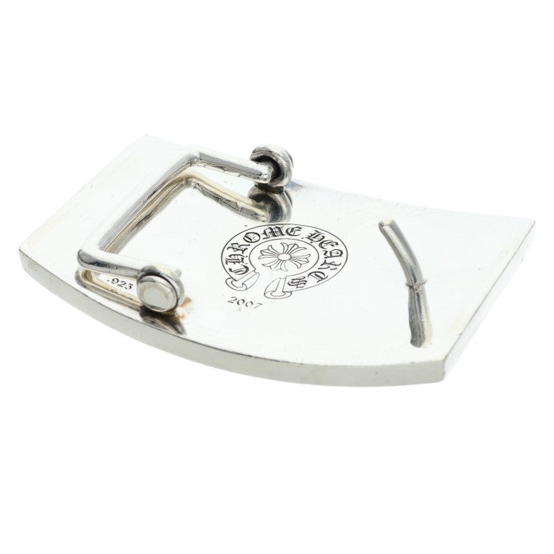 Chrome Hearts Single Military Fleur Knee Silver Buckle