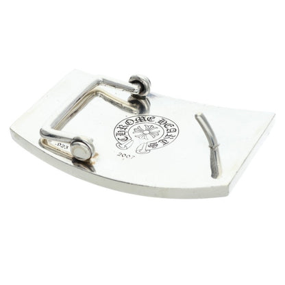 Chrome Hearts Single Military Fleur Knee Silver Buckle