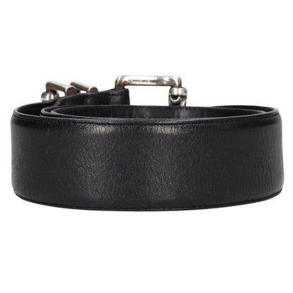 Chrome Hearts Double Pin Belt Black/Silver Size 32 Inch