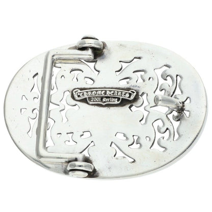 Chrome Hearts 1.5 Classic Oval Star Sterling Silver Buckle